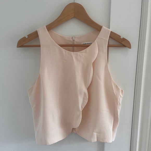 Club Monaco Pink Scallop Shirt - Picture 1 of 3